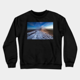 Corn Du and Pen y Fan from Bwlch Duwynt, Brecon Beacons National Park, Wales Crewneck Sweatshirt